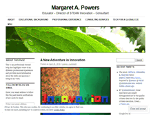 Tablet Screenshot of margaret-powers.com